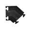 Kable Kontrol Cable Protector 45 Deg Right Turn, 1 Channel, Rubber, Black FCC999-ELR-BLACK - alternate 1